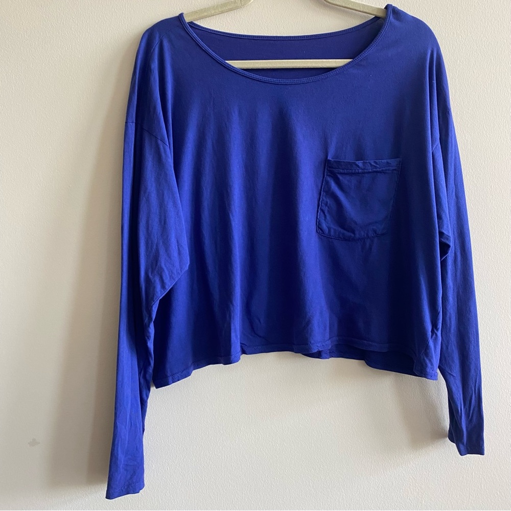 American Apparel Cropped Long Sleeve top